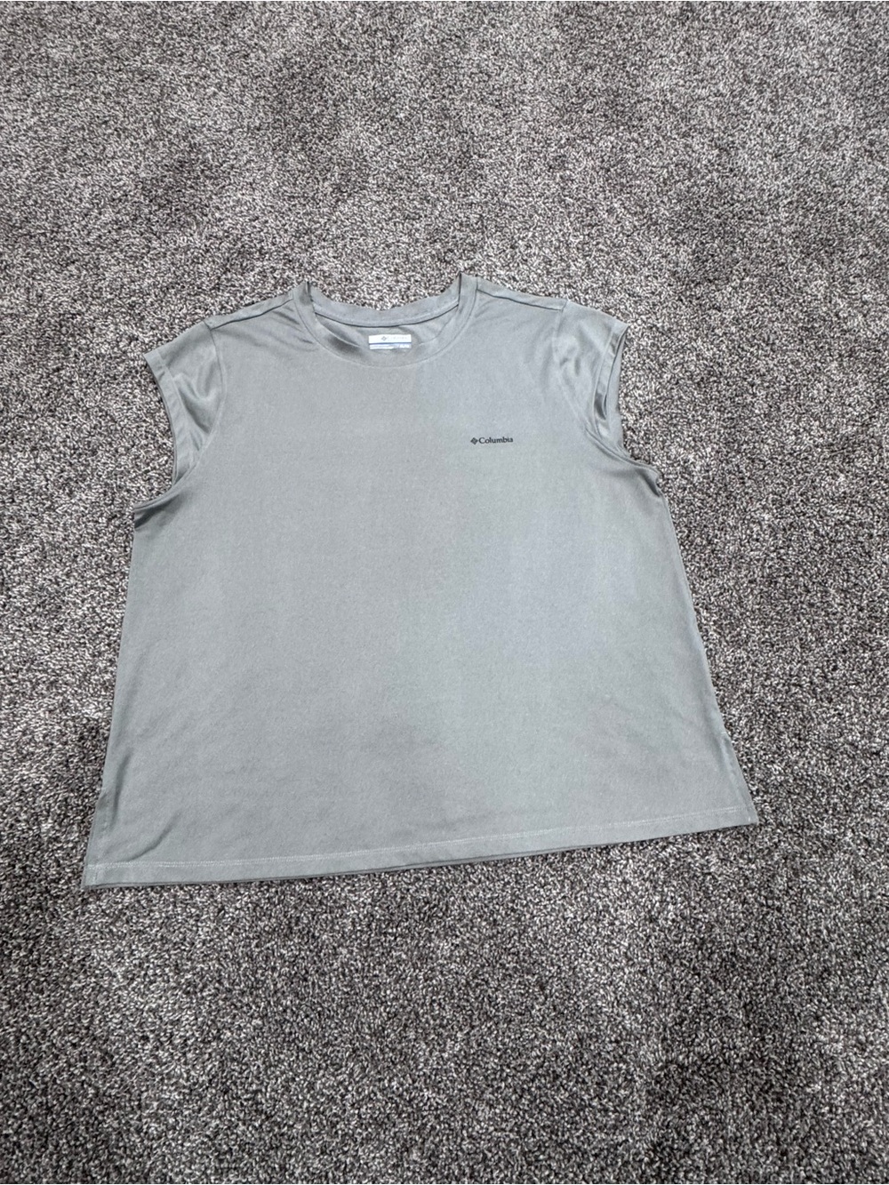 Columbia Women's Sleeveless Crew Tank Top - Gray